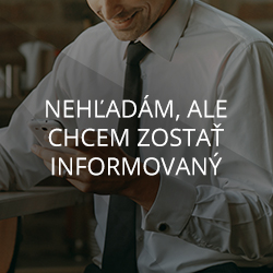 Nehľadám, ale chcem zostať informovaný